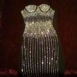 Size 3XL, sheer, special occasion dress, ankle length.  Brand New.